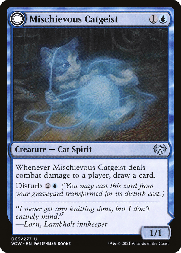 Mischievous Catgeist // Catlike Curiosity (vow)