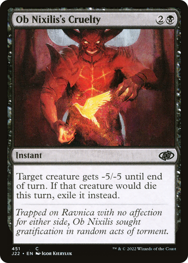 Ob Nixilis's Cruelty (j22)