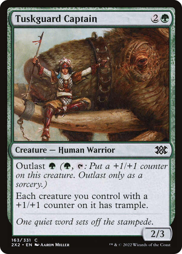 Tuskguard Captain (2x2)