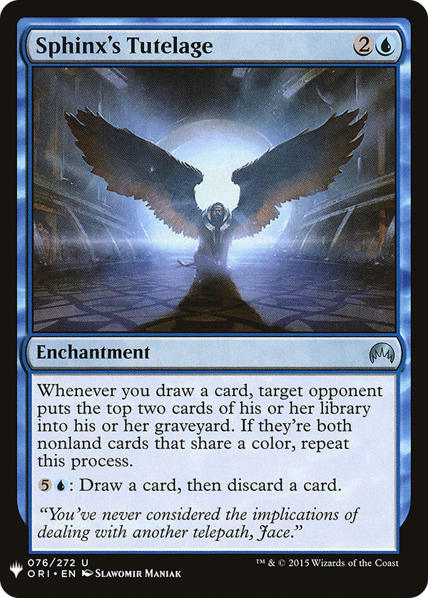 Sphinx's Tutelage (plst)