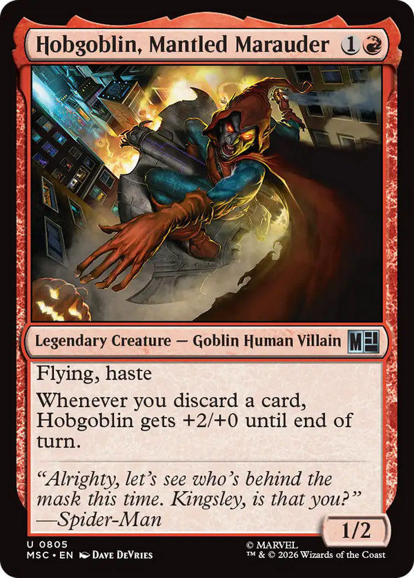 Hobgoblin, Mantled Marauder (msc)
