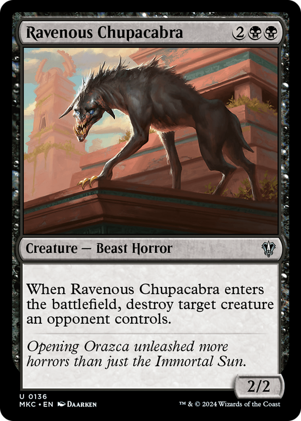 Ravenous Chupacabra (mkc)