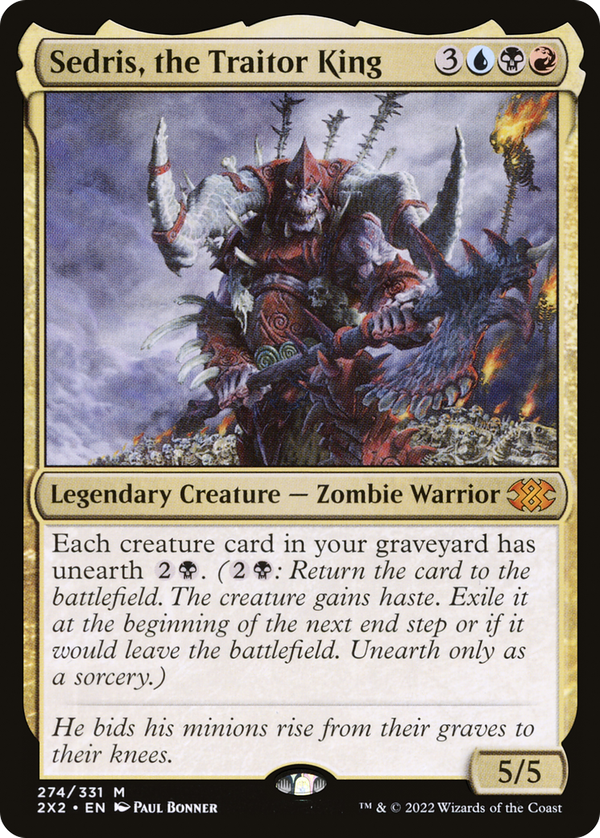 Sedris, the Traitor King (2x2)