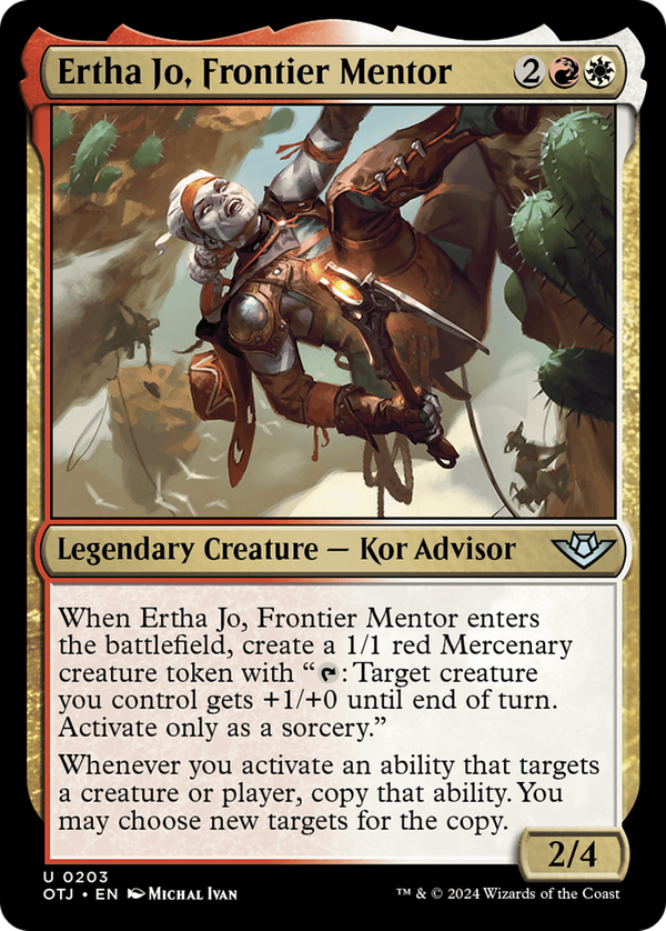 Ertha Jo, Frontier Mentor (otj)