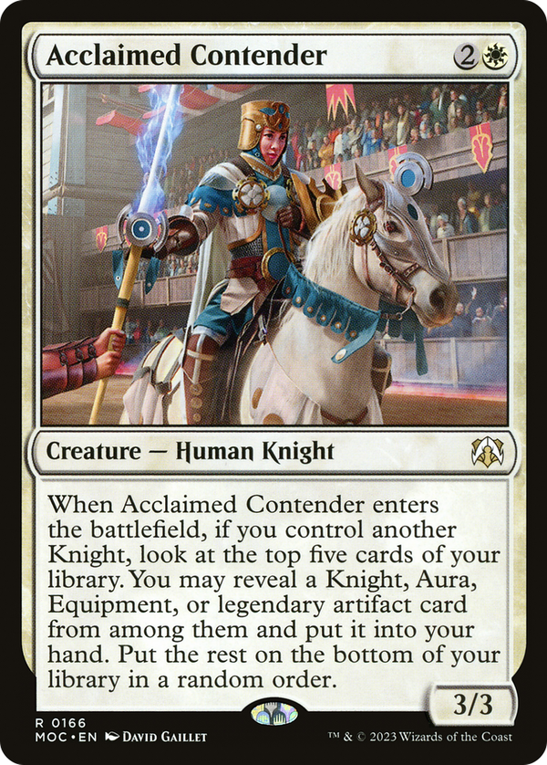 Acclaimed Contender (moc)