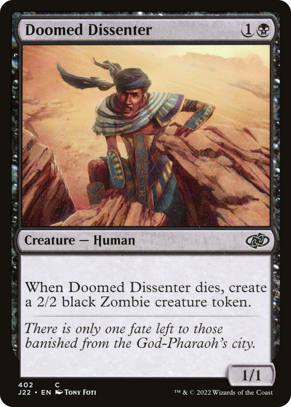 Doomed Dissenter (j22)