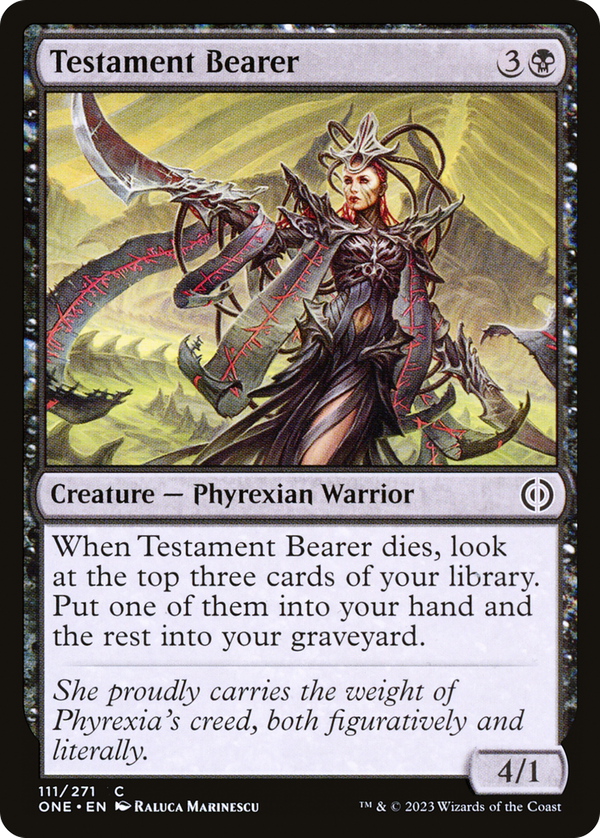 Testament Bearer (one)