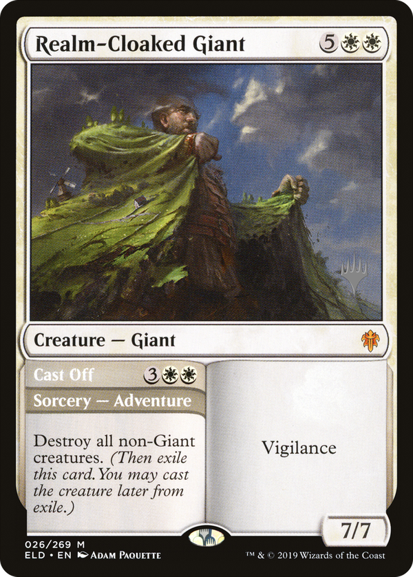 Realm-Cloaked Giant // Cast Off (peld)