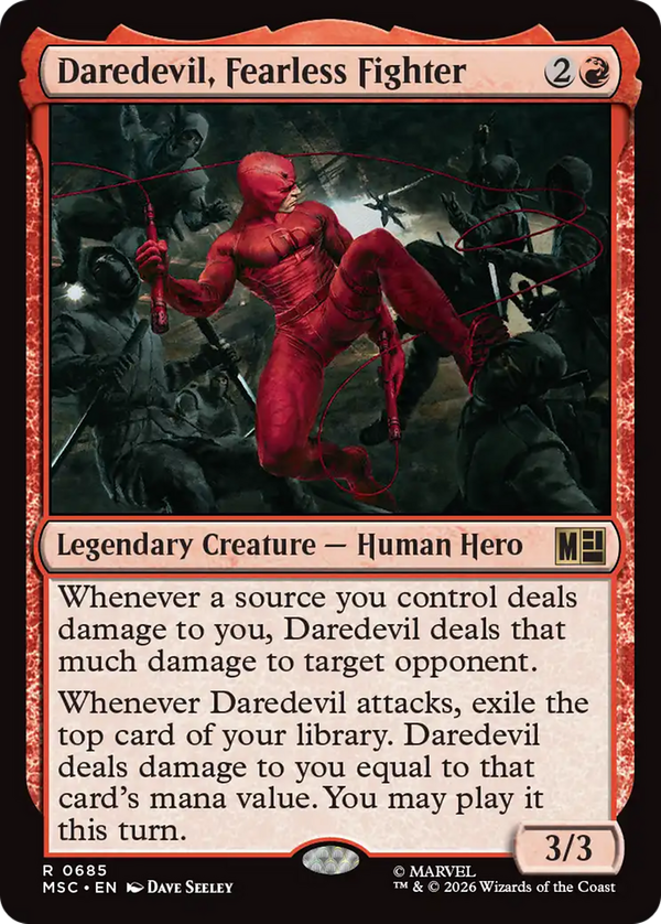 Daredevil, Fearless Fighter (msc)