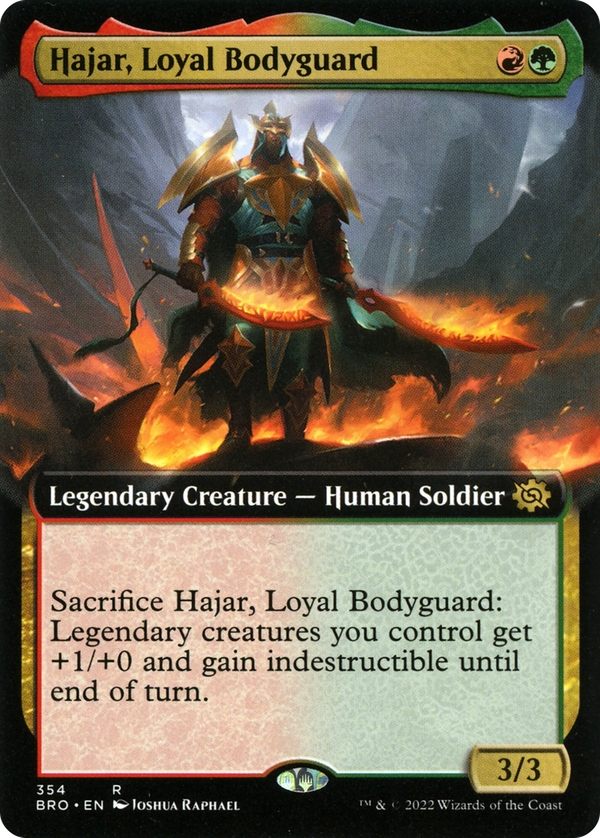 Hajar, Loyal Bodyguard (bro)
