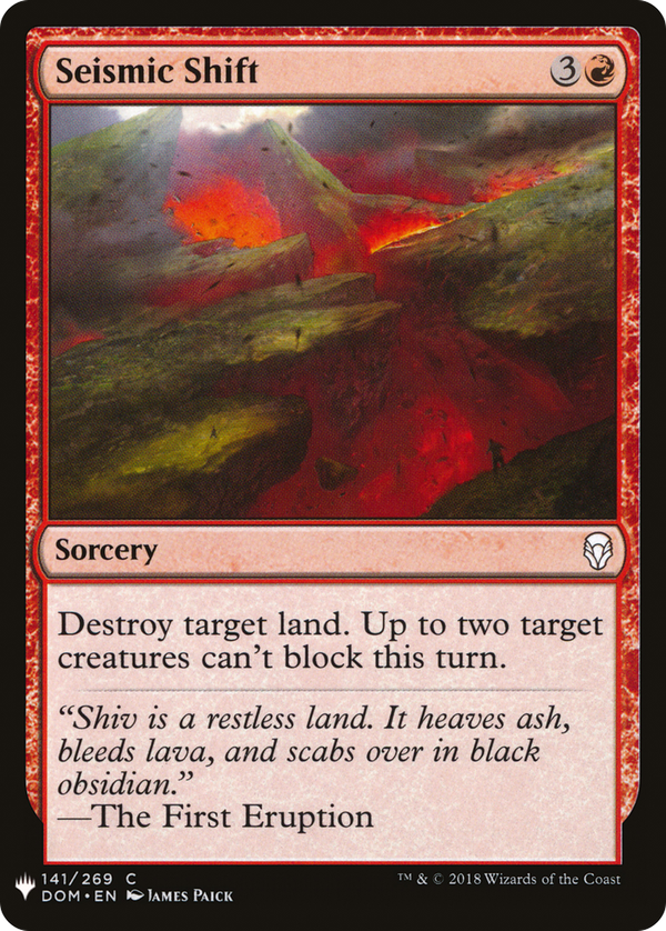 Seismic Shift (plst)