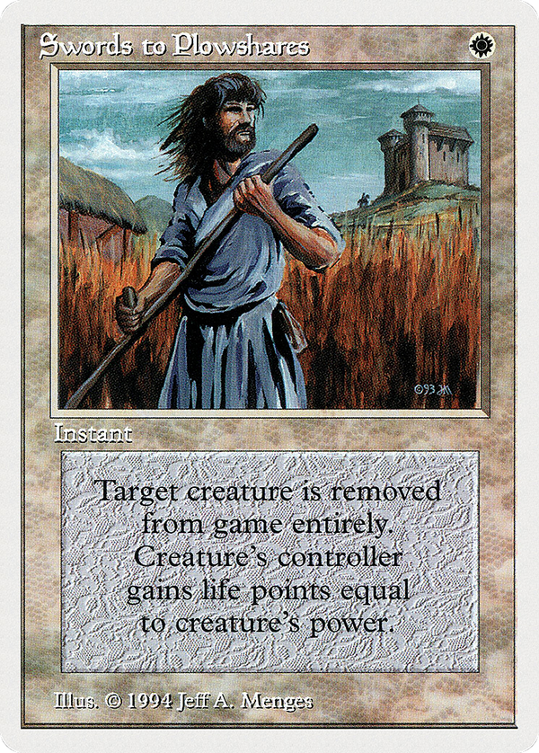 Swords to Plowshares (sum)