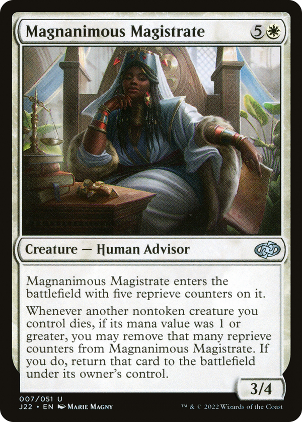 Magnanimous Magistrate (j22)