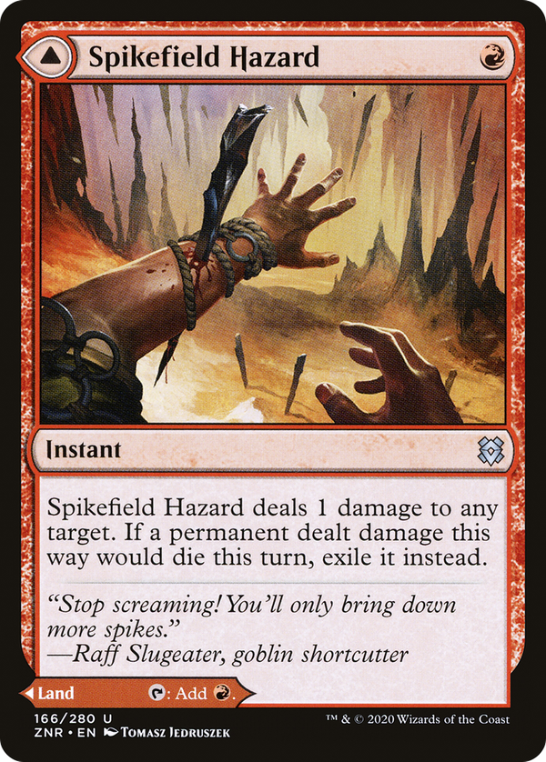 Spikefield Hazard // Spikefield Cave (znr)