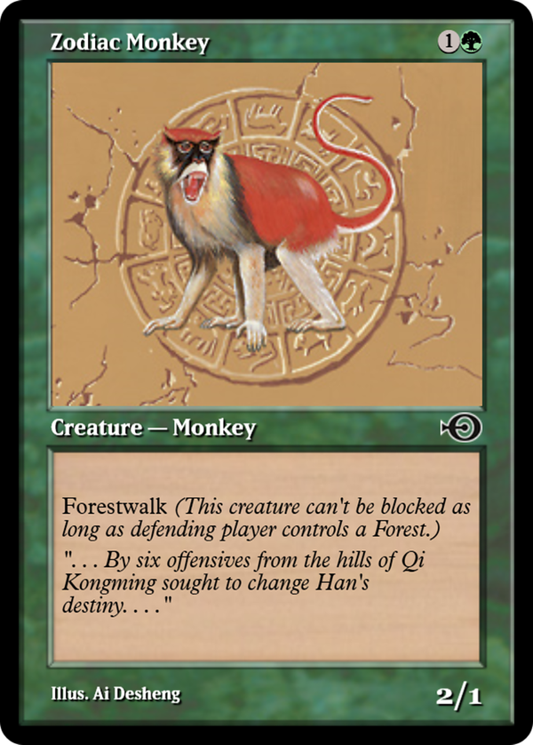 Zodiac Monkey (prm)