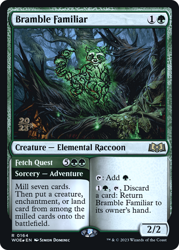 Bramble Familiar // Fetch Quest (pwoe)