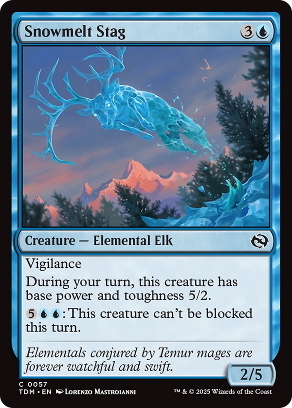 Snowmelt Stag (tdm)