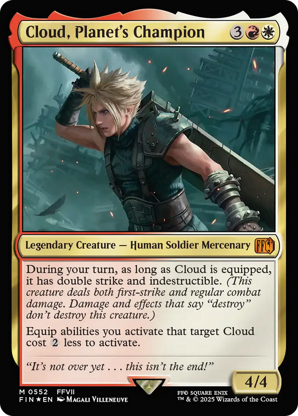 Cloud, Planet's Champion (fin)