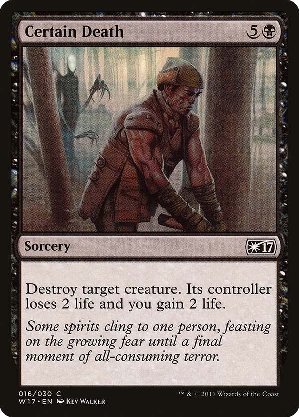 Certain Death (w17)