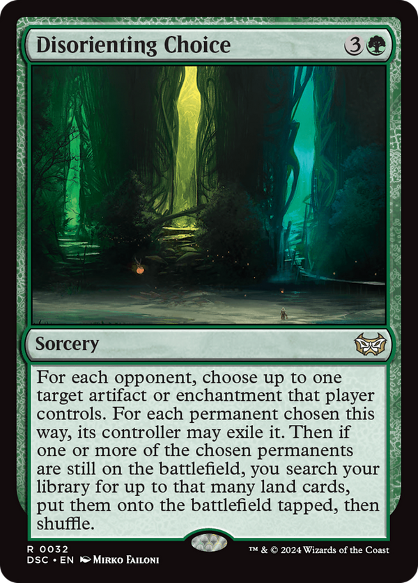 Disorienting Choice (dsc)