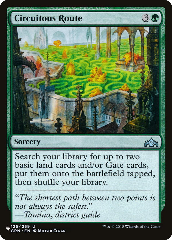 Circuitous Route (plst)