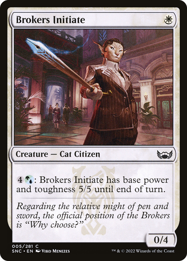 Brokers Initiate (snc)
