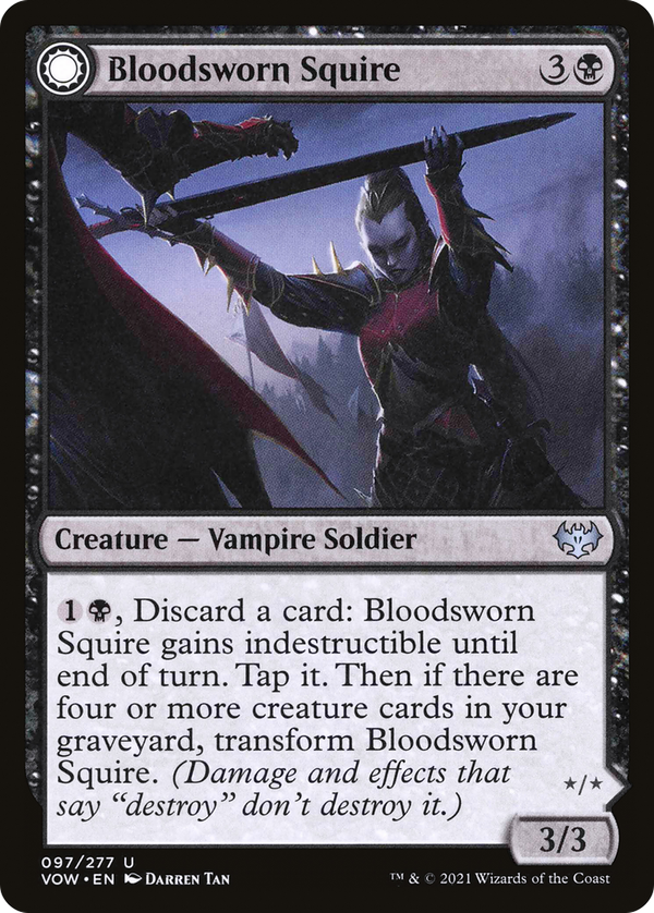 Bloodsworn Squire // Bloodsworn Knight (vow)