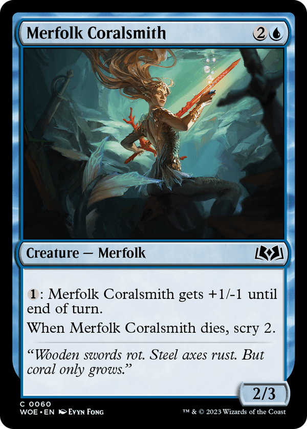 Merfolk Coralsmith (woe)