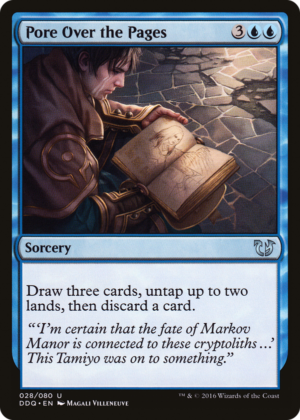 Pore Over the Pages (ddq)