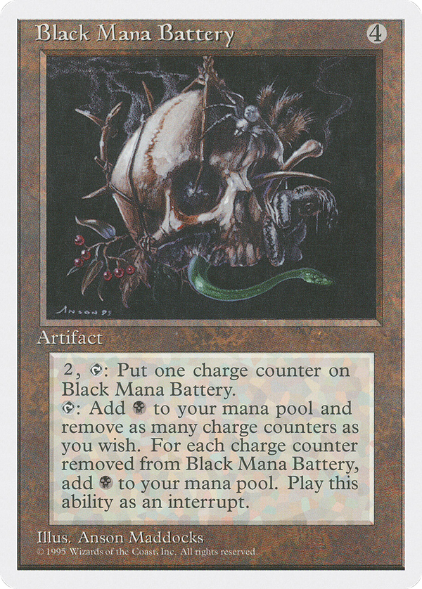 Black Mana Battery (4ed)