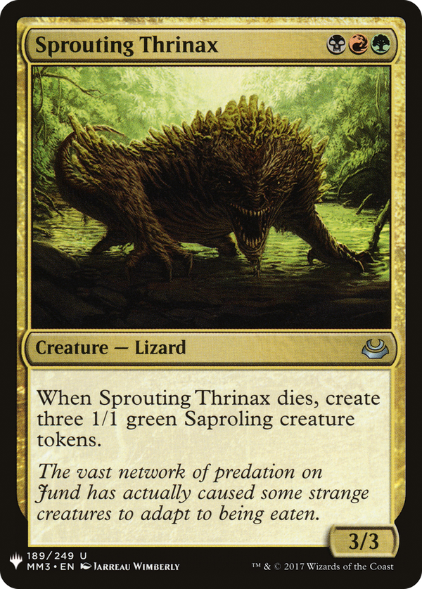 Sprouting Thrinax (plst)