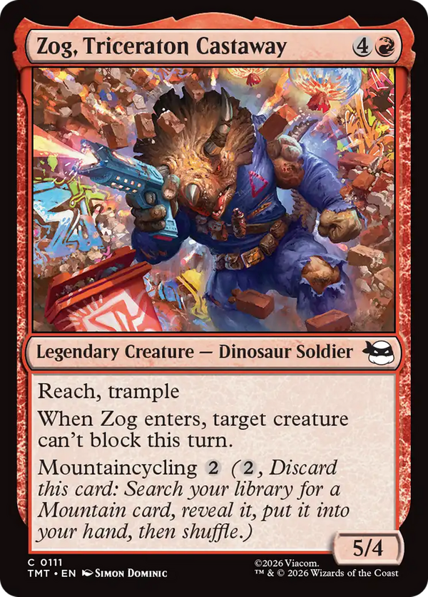 Zog, Triceraton Castaway (tmt)