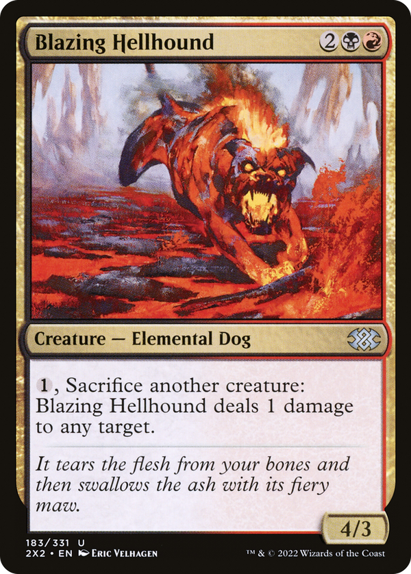 Blazing Hellhound (2x2)