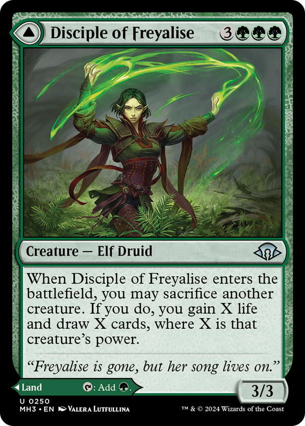 Disciple of Freyalise // Garden of Freyalise (mh3)