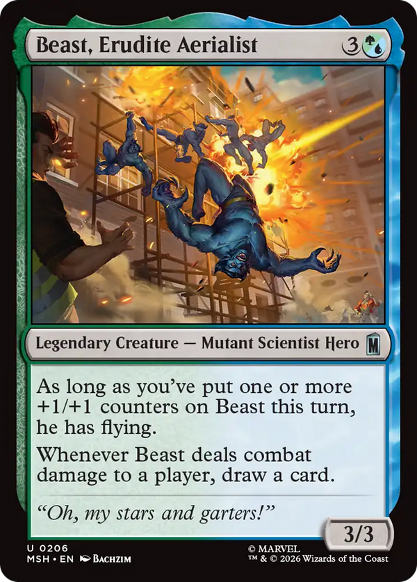 Beast, Erudite Aerialist (msh)