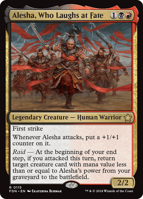Alesha, Who Laughs at Fate (fdn)