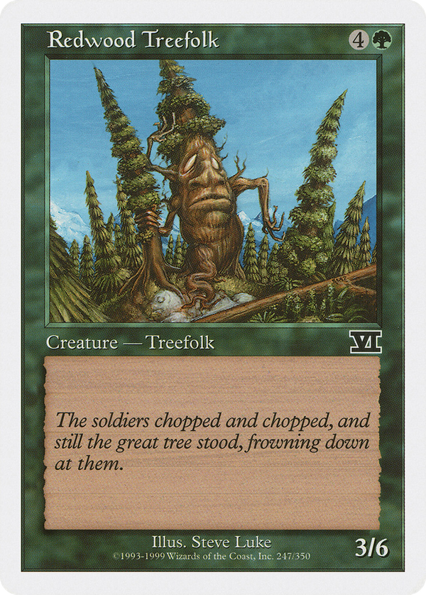 Redwood Treefolk (6ed)