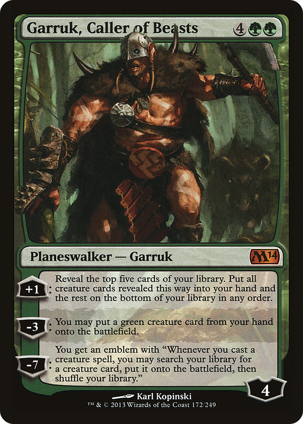 Garruk, Caller of Beasts (m14)