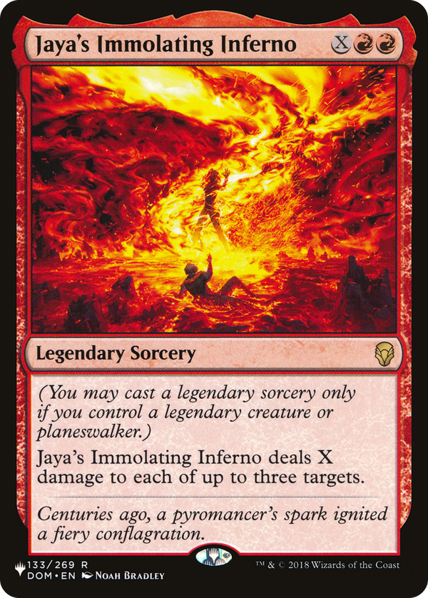 Jaya's Immolating Inferno (plst)