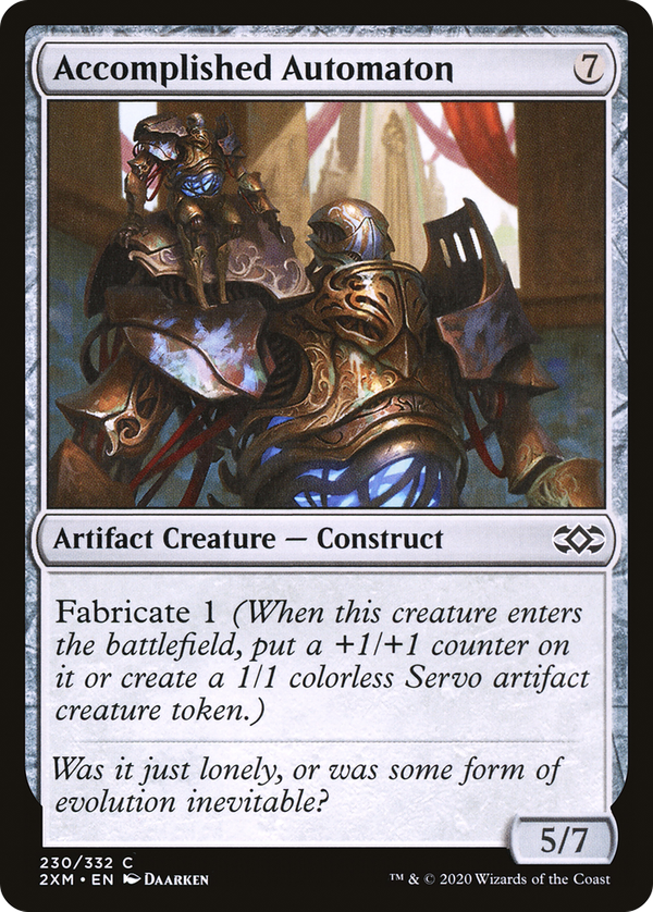 Accomplished Automaton (2xm)