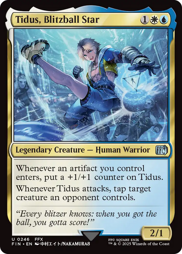 Tidus, Blitzball Star (fin)