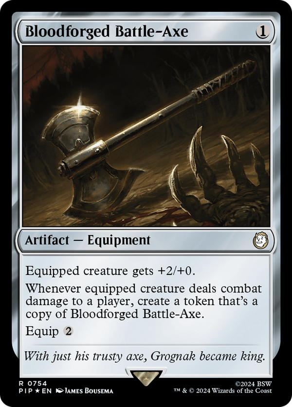 Bloodforged Battle-Axe (pip)