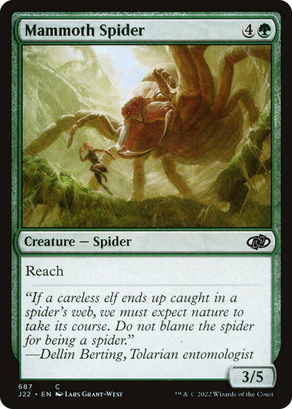 Mammoth Spider (j22)