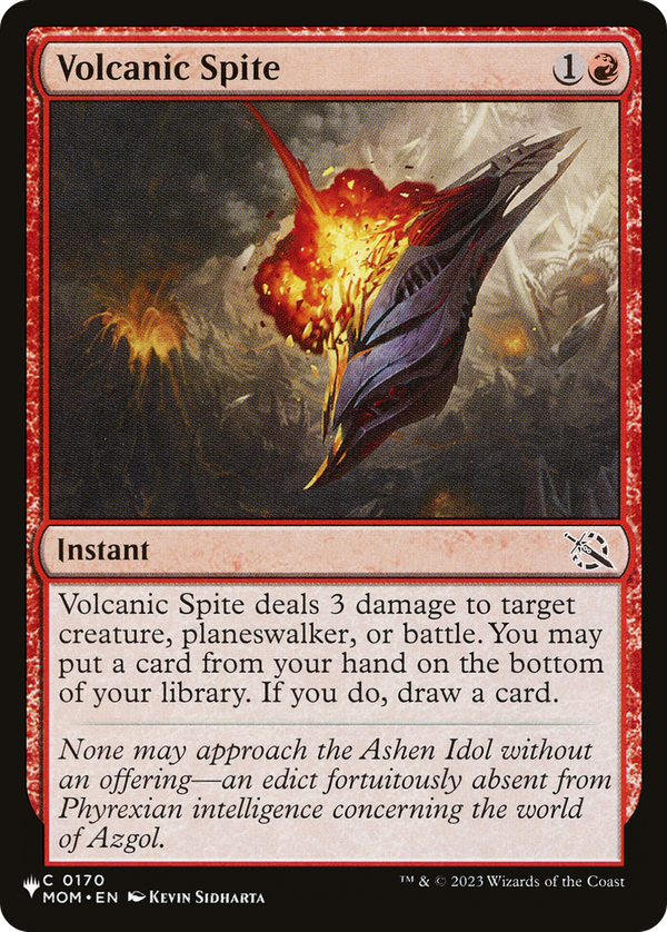 Volcanic Spite (plst)