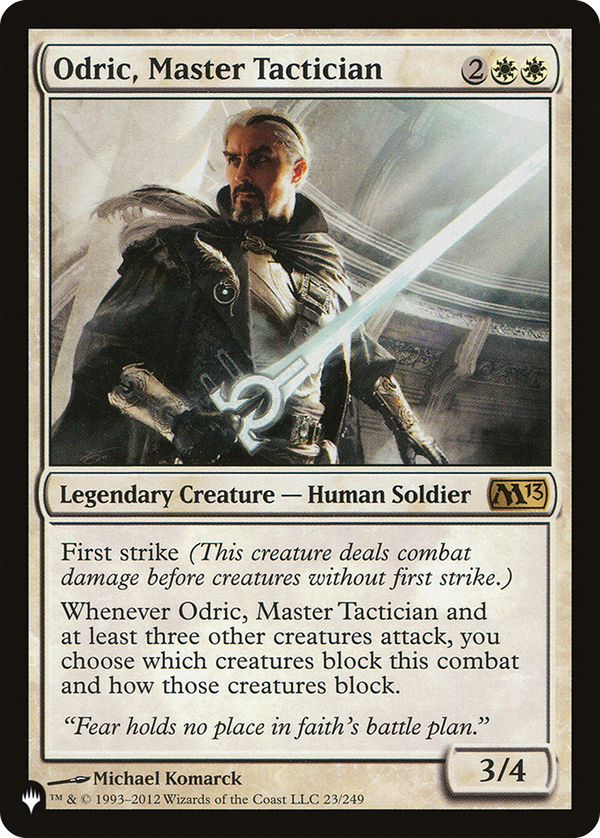 Odric, Master Tactician (plst)