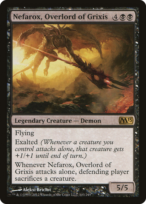 Nefarox, Overlord of Grixis (m13)
