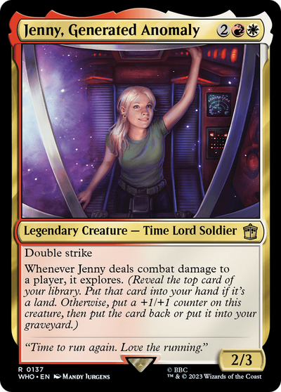 Jenny, Generated Anomaly