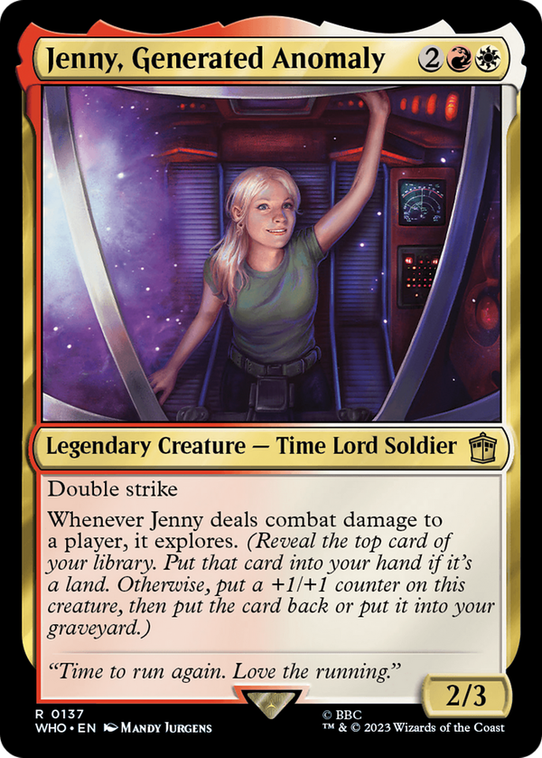 Jenny, Generated Anomaly (who)