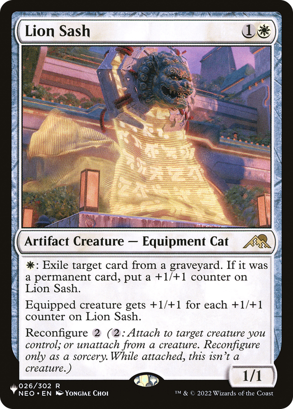 Lion Sash (plst)
