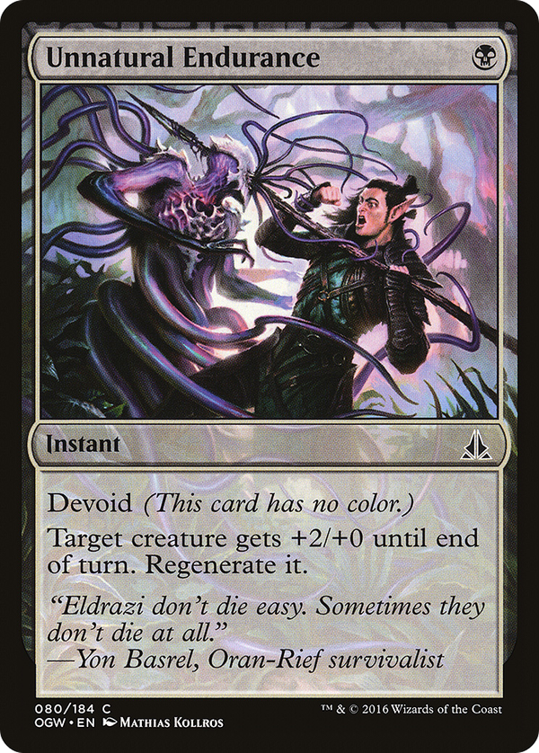 Unnatural Endurance (ogw)